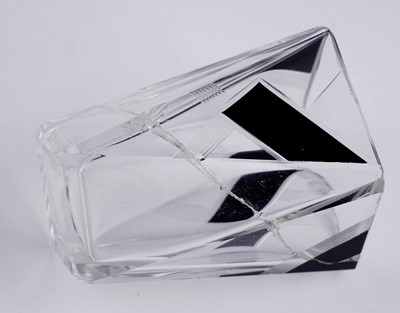 Lot 50 - An Art Deco decanter, glasses and tray