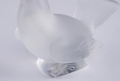 Lot 60 - Two Lalique glass birds
