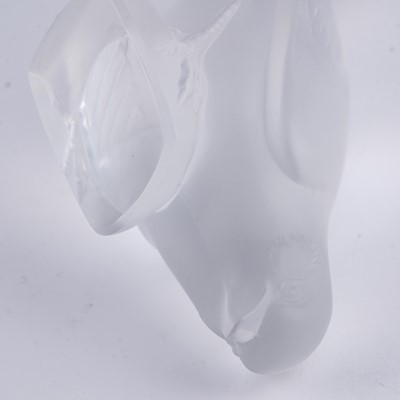 Lot 60 - Two Lalique glass birds