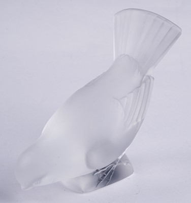 Lot 60 - Two Lalique glass birds
