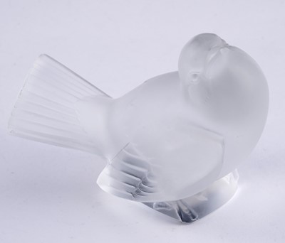 Lot 60 - Two Lalique glass birds