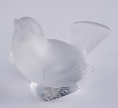 Lot 60 - Two Lalique glass birds