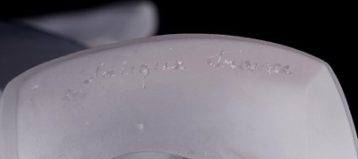 Lot 60 - Two Lalique glass birds