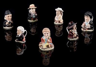 Lot 267 - A collection of Doctor Who character jugs