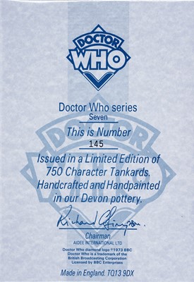 Lot 267 - A collection of Doctor Who character jugs