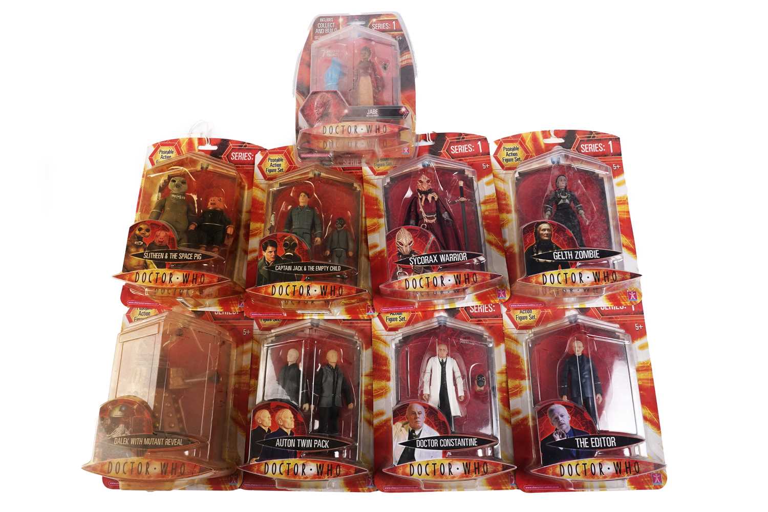 Lot 248 - A collection of Character Options Doctor Who Series One action figures