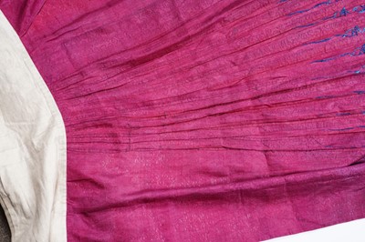 Lot 361 - A Chinese embroidered silk skirt