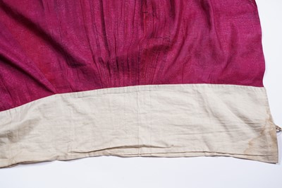 Lot 361 - A Chinese embroidered silk skirt