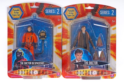 Lot 218 - A collection of Character Options Doctor Who Series Two action figures