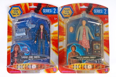 Lot 218 - A collection of Character Options Doctor Who Series Two action figures