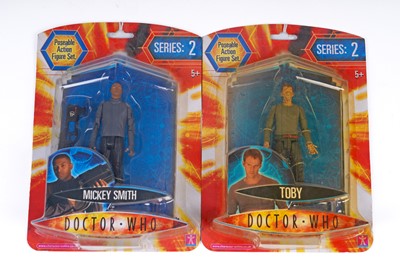 Lot 218 - A collection of Character Options Doctor Who Series Two action figures