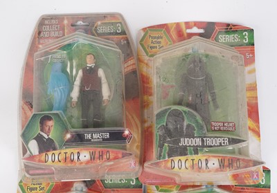 Lot 208 - A collection of Character Options Doctor Who Series Three action figures