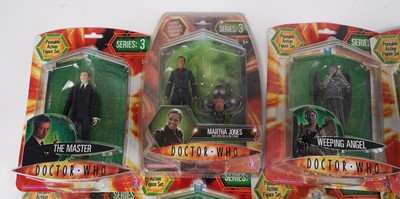 Lot 208 - A collection of Character Options Doctor Who Series Three action figures
