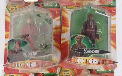 Lot 208 - A collection of Character Options Doctor Who Series Three action figures