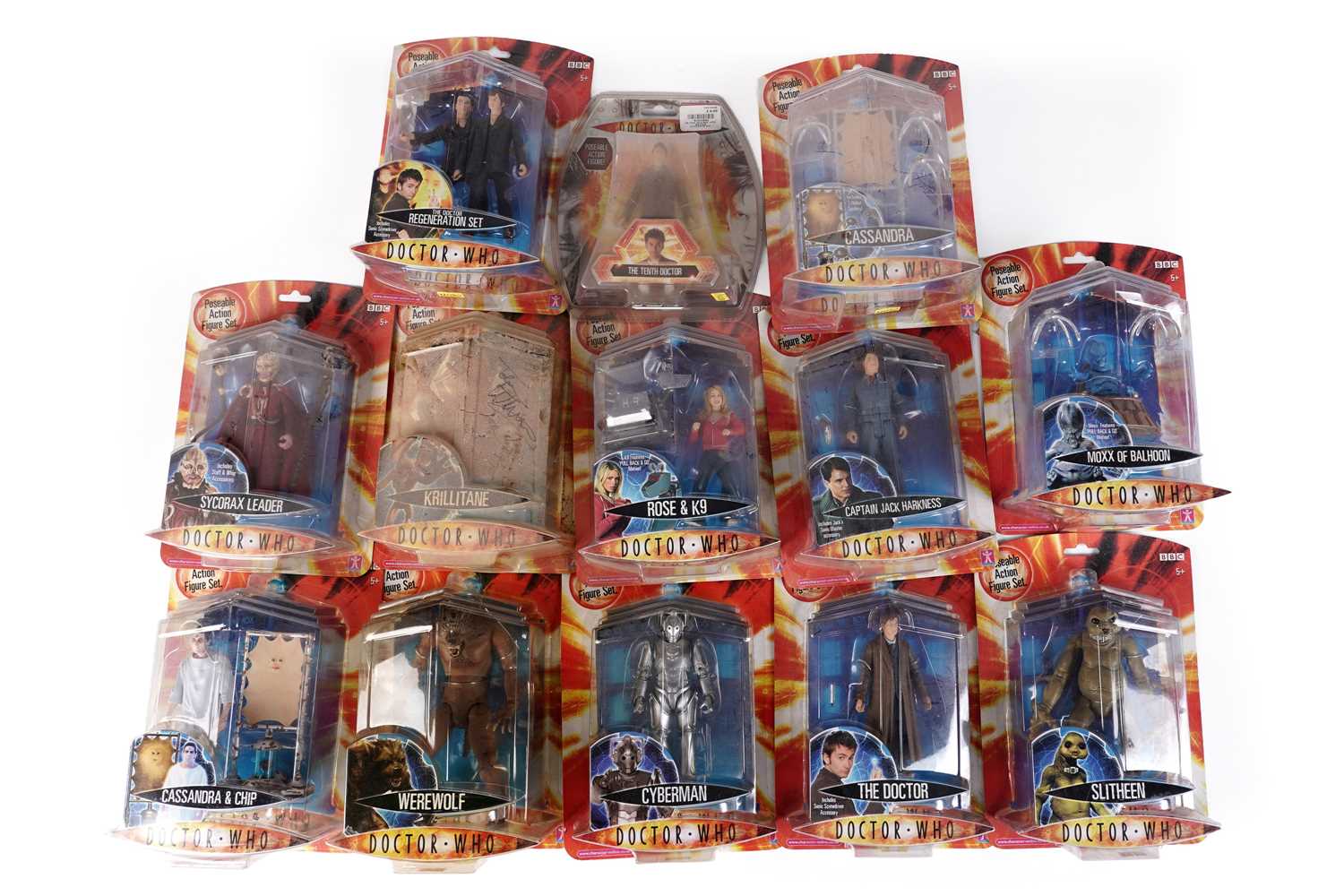 Lot 231 - A collection of Character Options Doctor Who action figures