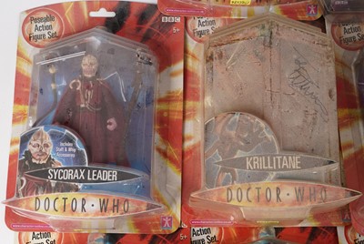 Lot 231 - A collection of Character Options Doctor Who action figures