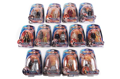 Lot 242 - A collection of Character Options and Underground Toys Doctor Who action figures of the Doctors