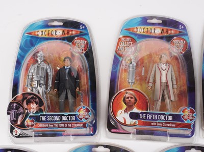 Lot 242 - A collection of Character Options and Underground Toys Doctor Who action figures of the Doctors