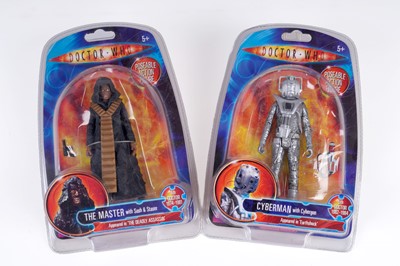 Lot 216 - A collection of Character Options historic Doctor Who action figures