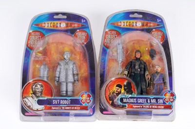 Lot 216 - A collection of Character Options historic Doctor Who action figures