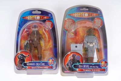 Lot 216 - A collection of Character Options historic Doctor Who action figures
