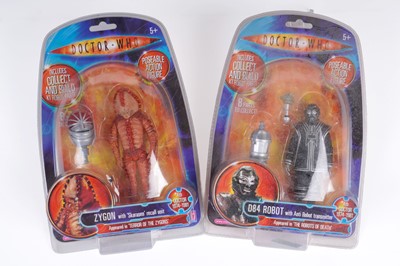Lot 216 - A collection of Character Options historic Doctor Who action figures