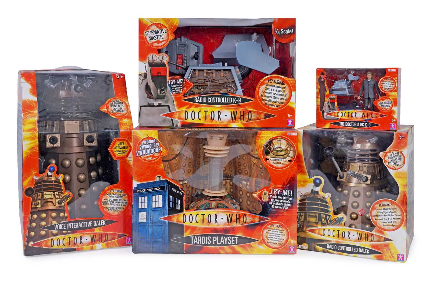 Lot 253 - A collection of Character Options Doctor Who playsets