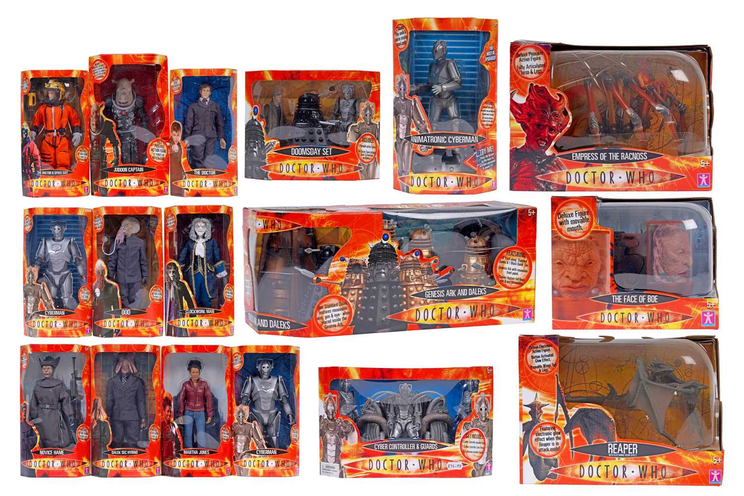 Lot 225 - A collection of Character Options Doctor Who action figures
