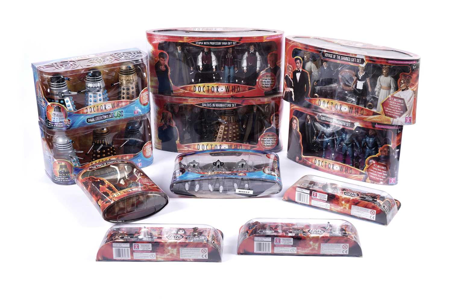 Lot 245 - A collection of Character Options Doctor Who collector's sets