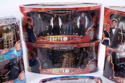 Lot 245 - A collection of Character Options Doctor Who collector's sets