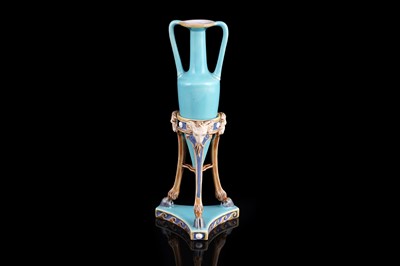 Lot 410 - A Minton amphora spill vase