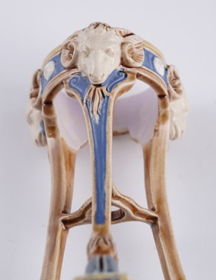 Lot 410 - A Minton amphora spill vase