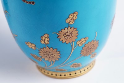 Lot 411 - A pair of Minton 'Japonaise' vases