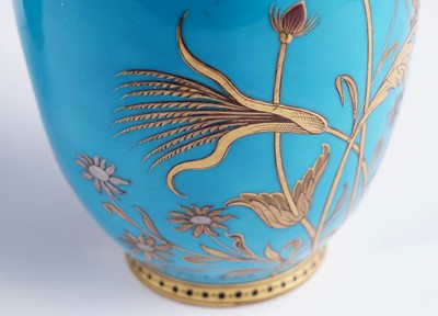Lot 411 - A pair of Minton 'Japonaise' vases
