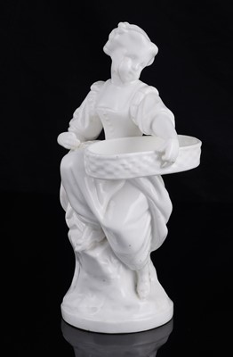 Lot 413 - Two pairs of Minton majolica sweetmeat figures