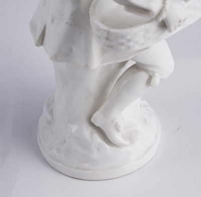 Lot 413 - Two pairs of Minton majolica sweetmeat figures