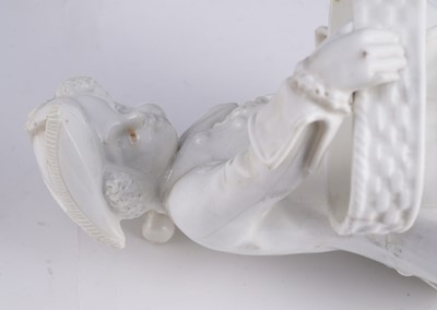 Lot 413 - Two pairs of Minton majolica sweetmeat figures