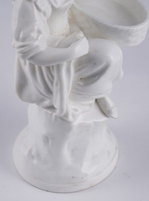 Lot 413 - Two pairs of Minton majolica sweetmeat figures