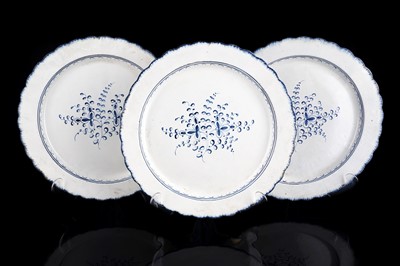 Lot 430 - Three pearlware chargers