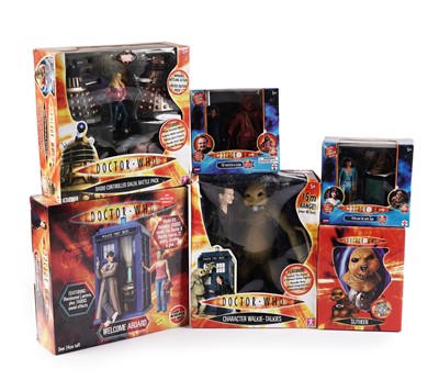 Lot 234 - A collection of Airfix, Underground Toys, and Character Options Doctor Who models
