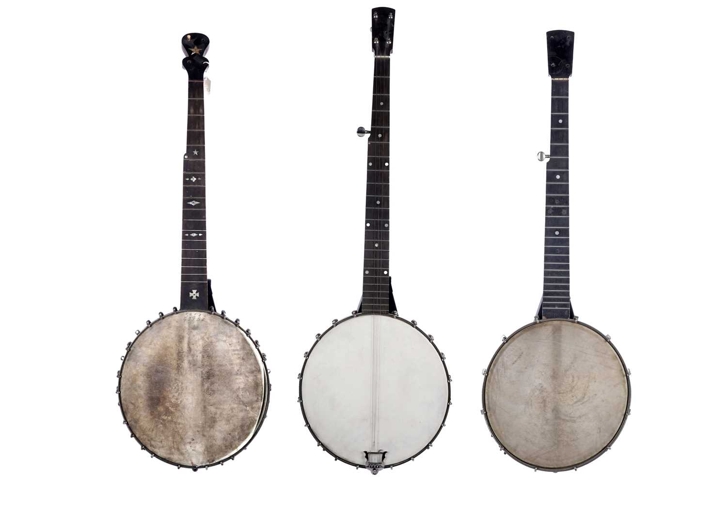 Lot 56 - Three banjos