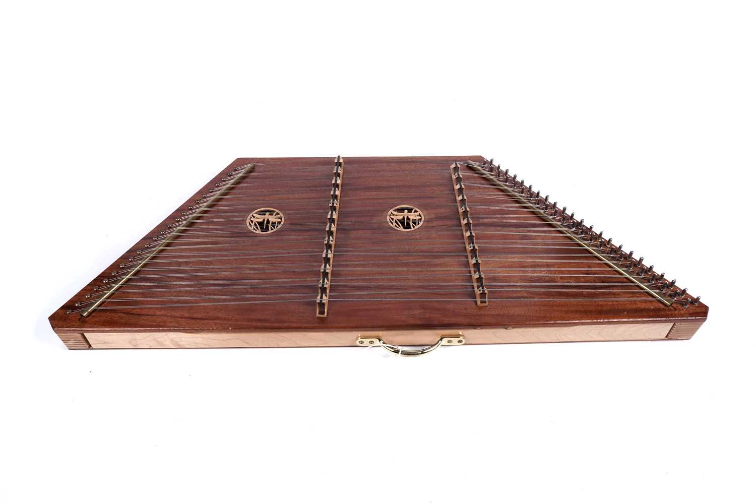 Lot 54 - A piano dulcimer; and sound box