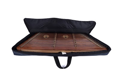 Lot 54 - A piano dulcimer; and sound box