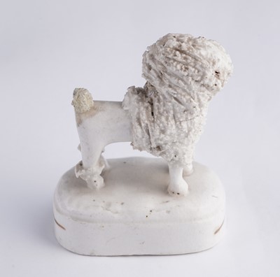 Lot 414 - Five Staffordshire poodles