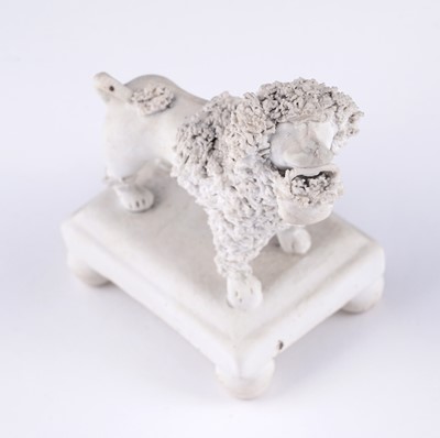 Lot 414 - Five Staffordshire poodles