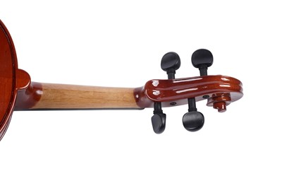 Lot 48 - A Primavera electro-acoustic violin; and two cases