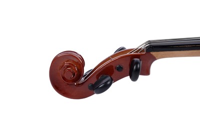 Lot 48 - A Primavera electro-acoustic violin; and two cases