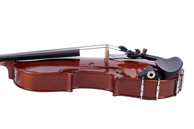 Lot 48 - A Primavera electro-acoustic violin; and two cases