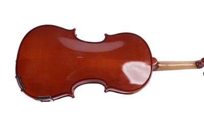 Lot 48 - A Primavera electro-acoustic violin; and two cases