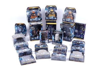 Lot 204 - A collection of Underground toys and Character Options Doctor Who action figures